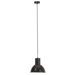 Lampe suspendue 25 W Noir Rond 28,5 cm E27 