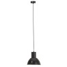 Lampe suspendue 25 W Noir Rond 28,5 cm E27 