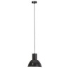 Lampe suspendue 25 W Noir Rond 28,5 cm E27 