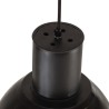 Lampe suspendue 25 W Noir Rond 28,5 cm E27 