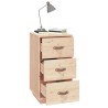  Table de chevet 40x40x75 cm Bois de pin solide 