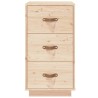 Table de chevet 40x40x75 cm Bois de pin solide 