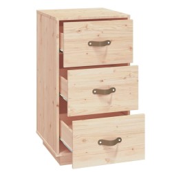  Table de chevet 40x40x75 cm Bois de pin solide 