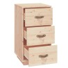  Table de chevet 40x40x75 cm Bois de pin solide 