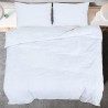Ensemble de housse de couette Blanc 155x220 cm Microfibre 