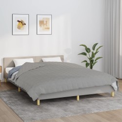 Couverture lestée Gris 200x230 cm 9 kg Tissu 