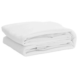 Protège-matelas blanc 200x200 cm imperméable 