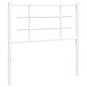 Tête de lit métal blanc 100 cm 