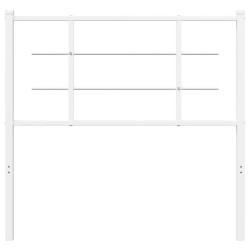Tête de lit métal blanc 100 cm 