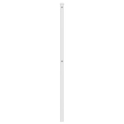 Tête de lit métal blanc 100 cm 