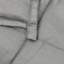 Couverture lestée Gris 200x220 cm 9 kg Tissu 