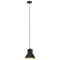 Lampe suspendue 25 W Noir Rond 17 cm E27 
