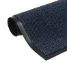 Paillassons rectangulaires 2 pcs 80 x 120 cm Bleu 