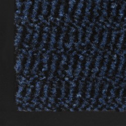 Paillassons rectangulaires 2 pcs 80 x 120 cm Bleu 