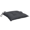 Coussins de chaise lot de 2 anthracite 40x40x7 cm tissu oxford 