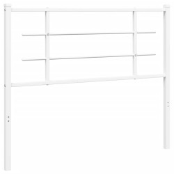 Tête de lit métal blanc 100 cm 