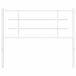 Tête de lit métal blanc 100 cm 
