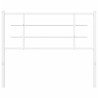 Tête de lit métal blanc 100 cm 