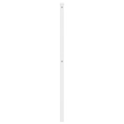 Tête de lit métal blanc 100 cm 