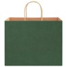 Sacs en papier 50 pcs avec poignées vert 32x22x24 cm 