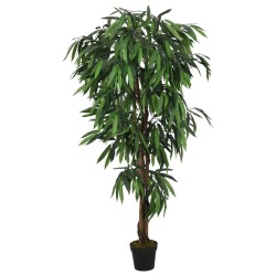 Manguier artificiel 600 feuilles 150 cm vert 