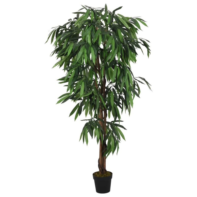 Manguier artificiel 600 feuilles 150 cm vert 