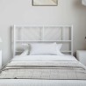 Tête de lit métal blanc 100 cm 