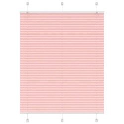 Store plissé rose 105x100 cm largeur du tissu 104,4cm polyester 