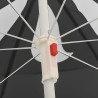 Parasol de jardin avec mât en acier anthracite 180 cm 
