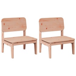 Chaises de jardin lot de 2 60x52,5x72 cm bois massif de douglas 
