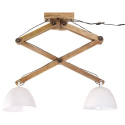 Plafonnier 25 W blanc 29x18x85 cm E27 