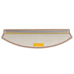 Tapis d'escalier 20 pcs marron clair 65x24x4 cm 