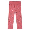 Pyjamas enfants manches longues rose ancien 140 