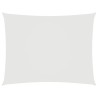 Voile de parasol tissu oxford rectangulaire 6x7 m blanc 