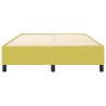 Cadre de lit sans matelas vert 140x190 cm tissu 