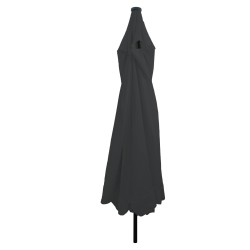 Parasol de jardinavec des lumières LED ø395x245 cm Anthracite 