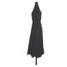 Parasol de jardinavec des lumières LED ø395x245 cm Anthracite 