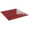 Carreaux mosaïque 11 pcs Rouge 30x30 cm Verre 