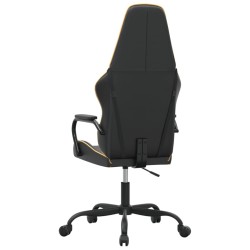 Chaise de jeu Noir et doré Similicuir 