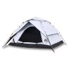 Tente de camping à dôme 4 personnes libération rapide 
