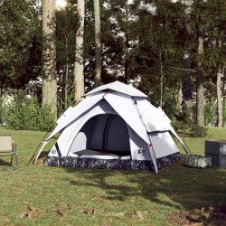 Tente de camping à dôme 4 personnes libération rapide 