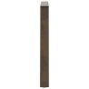 Pieds de table à manger en forme de V, 2 pièces, acier naturel, 70 x (72-73,3) cm 