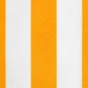 Tissu de remplacement de cantonnière d’auvent jaune blanc 4 m 