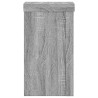 Supports pour plantes 2 pcs sonoma gris bois d'ingénierie 
