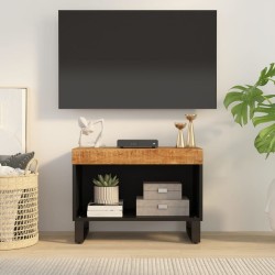 Meuble TV 60x33x43,5 cm bois massif de manguier 