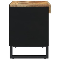 Meuble TV 60x33x43,5 cm bois massif de manguier 