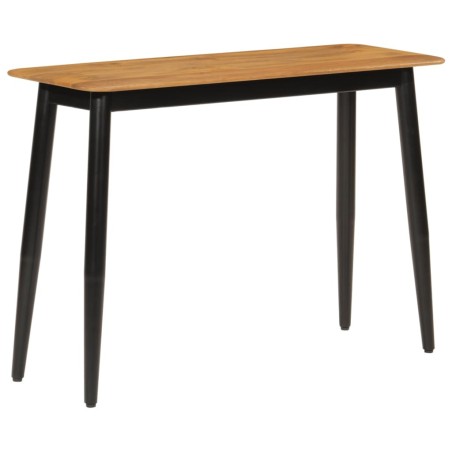 Table console 110x40x76 cm bois de manguier solide et fer 