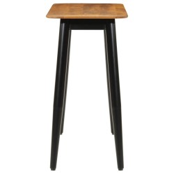 Table console 110x40x76 cm bois de manguier solide et fer 