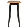 Table console 110x40x76 cm bois de manguier solide et fer 