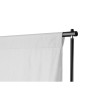 Système de support de toile de fond 600 x 300 cm Blanc 
